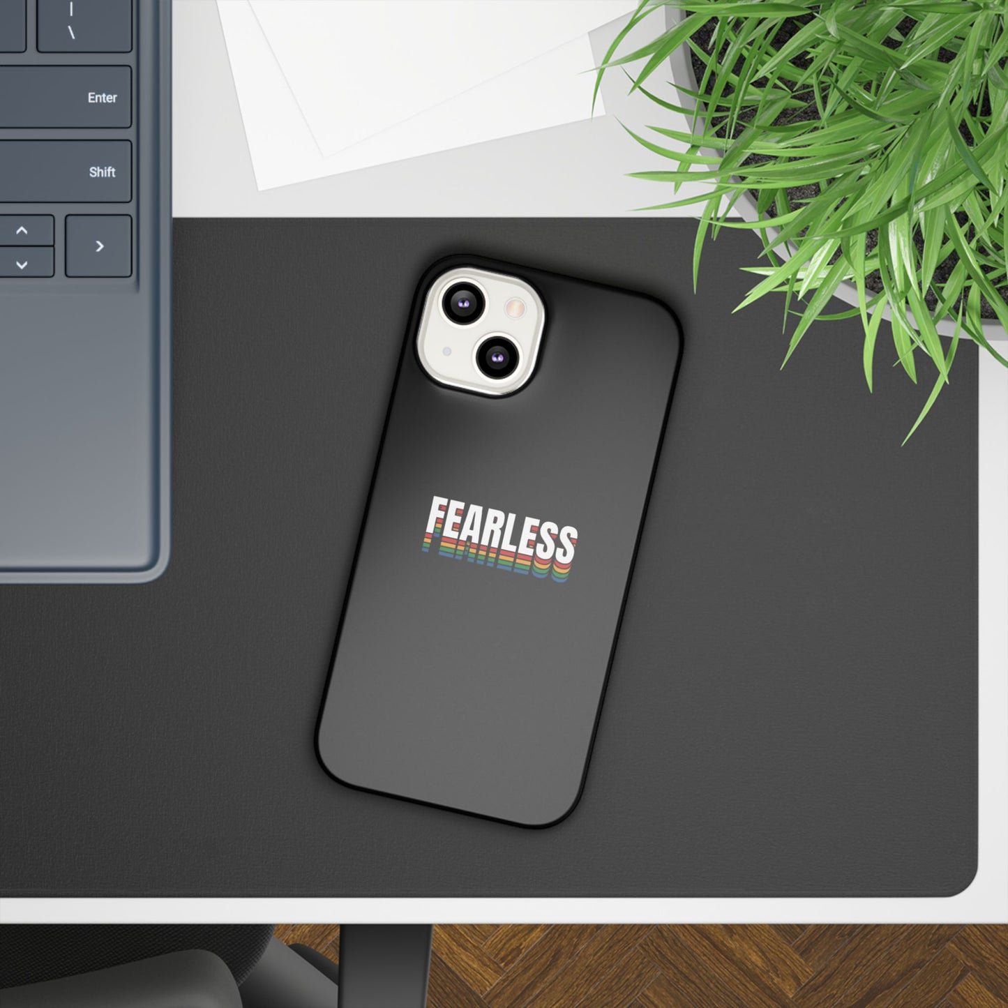 Fearless Slim Phone Case, Stylish Cellphone Cover, Accessory, Gift for Friends