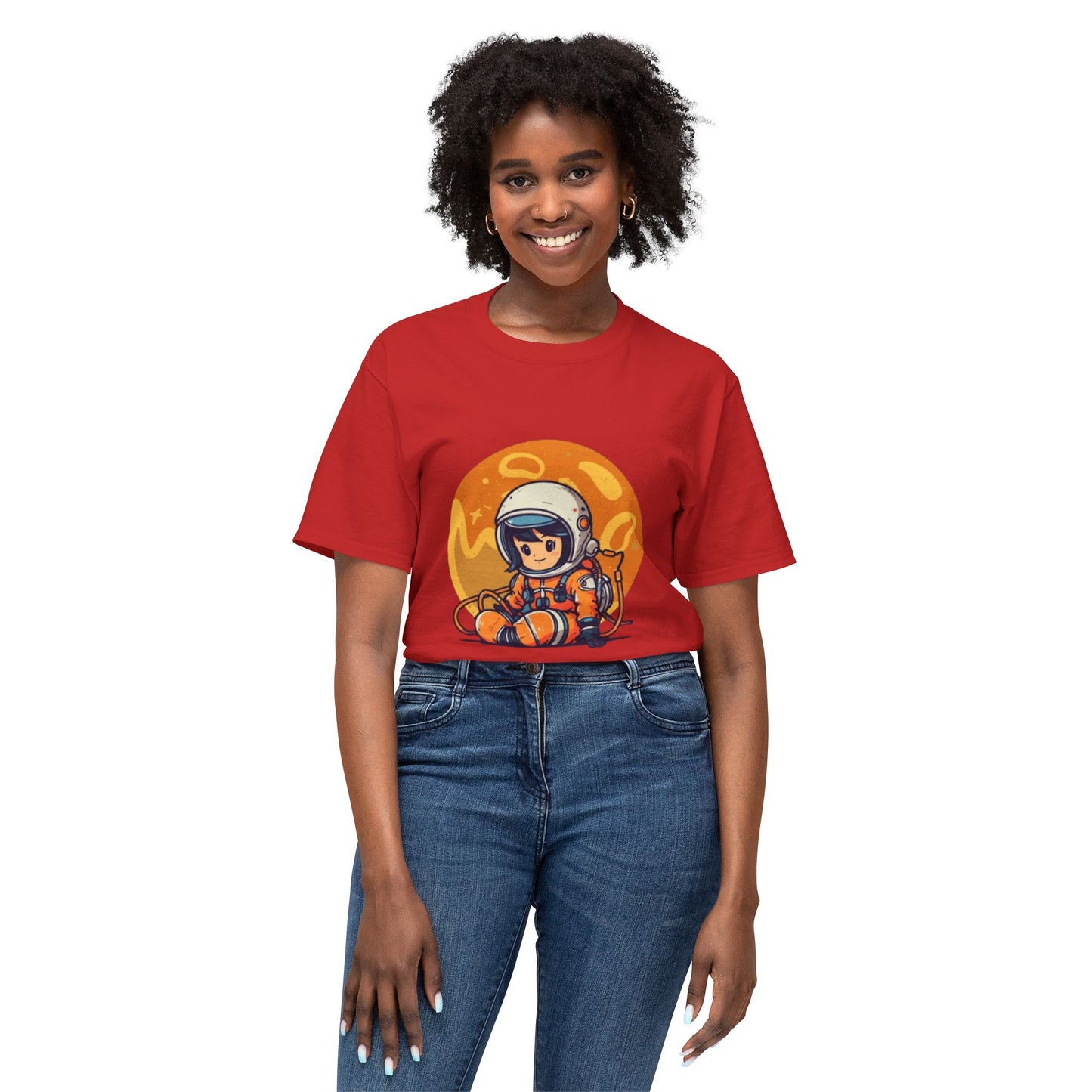 Astronaut Unisex T-Shirt, Space Lover Gift, Cute Graphic Tee, Cosmic Art Shirt, Outer Space Apparel