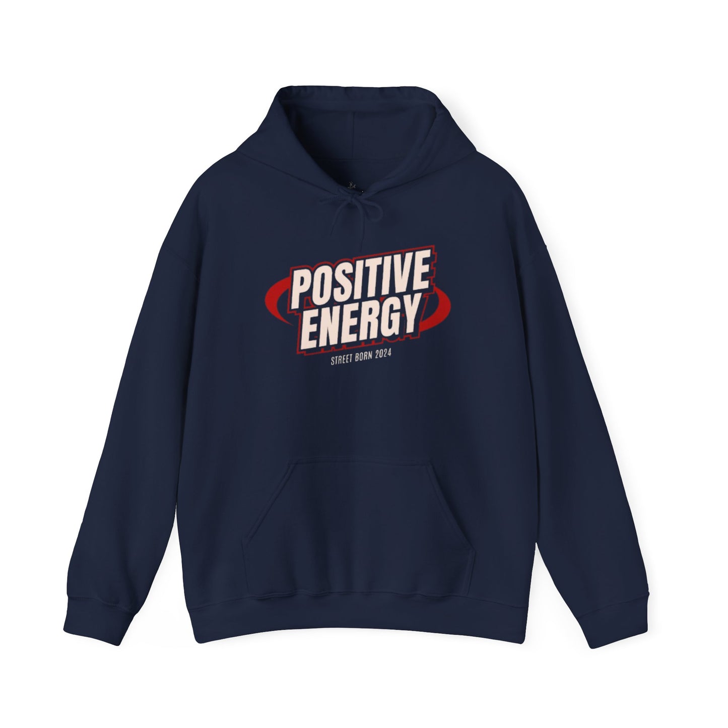 Positive Energy Men Heavy Blend™ Hoodie - Cozy Sweatshirt , Perfect Gift for Holidays, Chill Vibes
