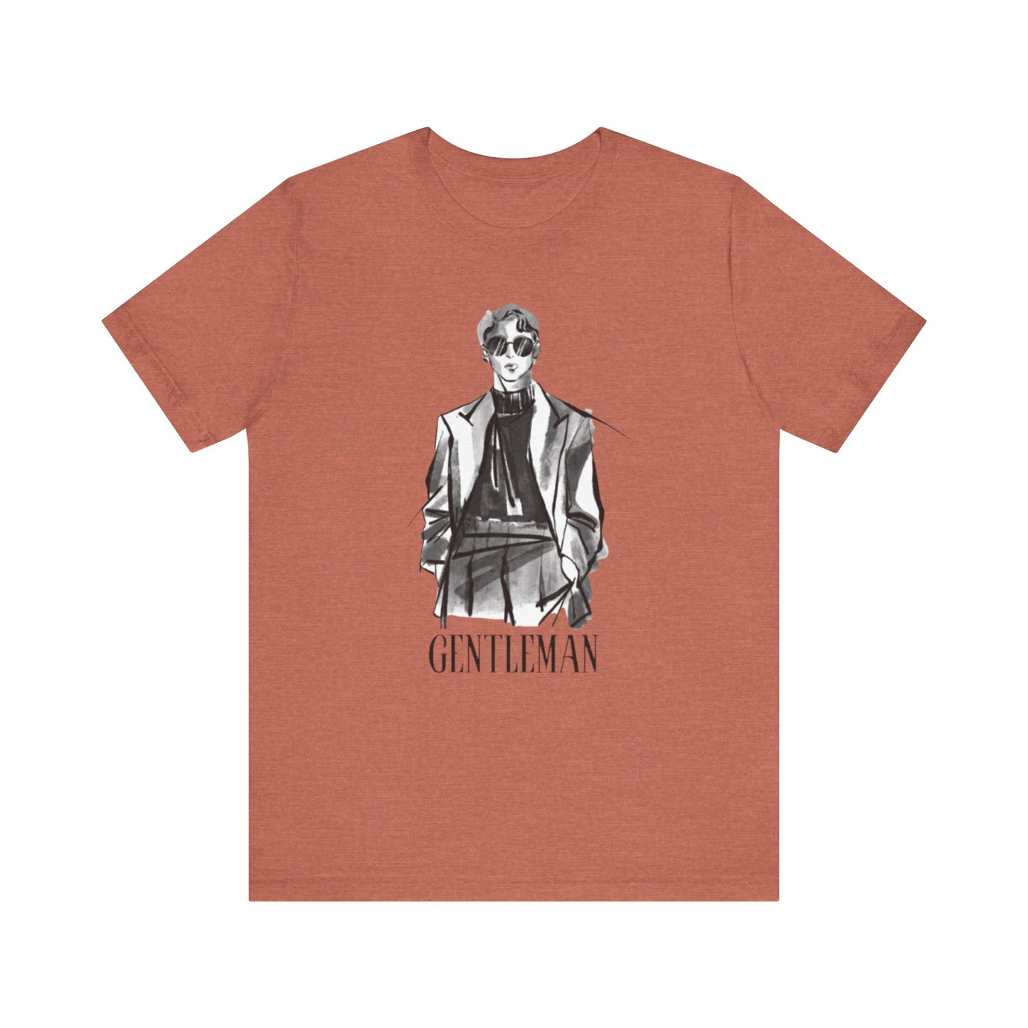 Gentleman Graphic Tee, Cool Wear, Gift for Men, Stylish Streetwear, Men Fashion Shirt, Trendy Summer Top