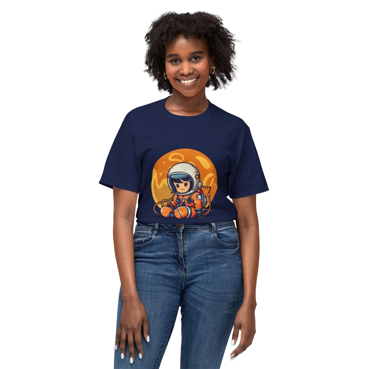Astronaut Unisex T-Shirt, Space Lover Gift, Cute Graphic Tee, Cosmic Art Shirt, Outer Space Apparel
