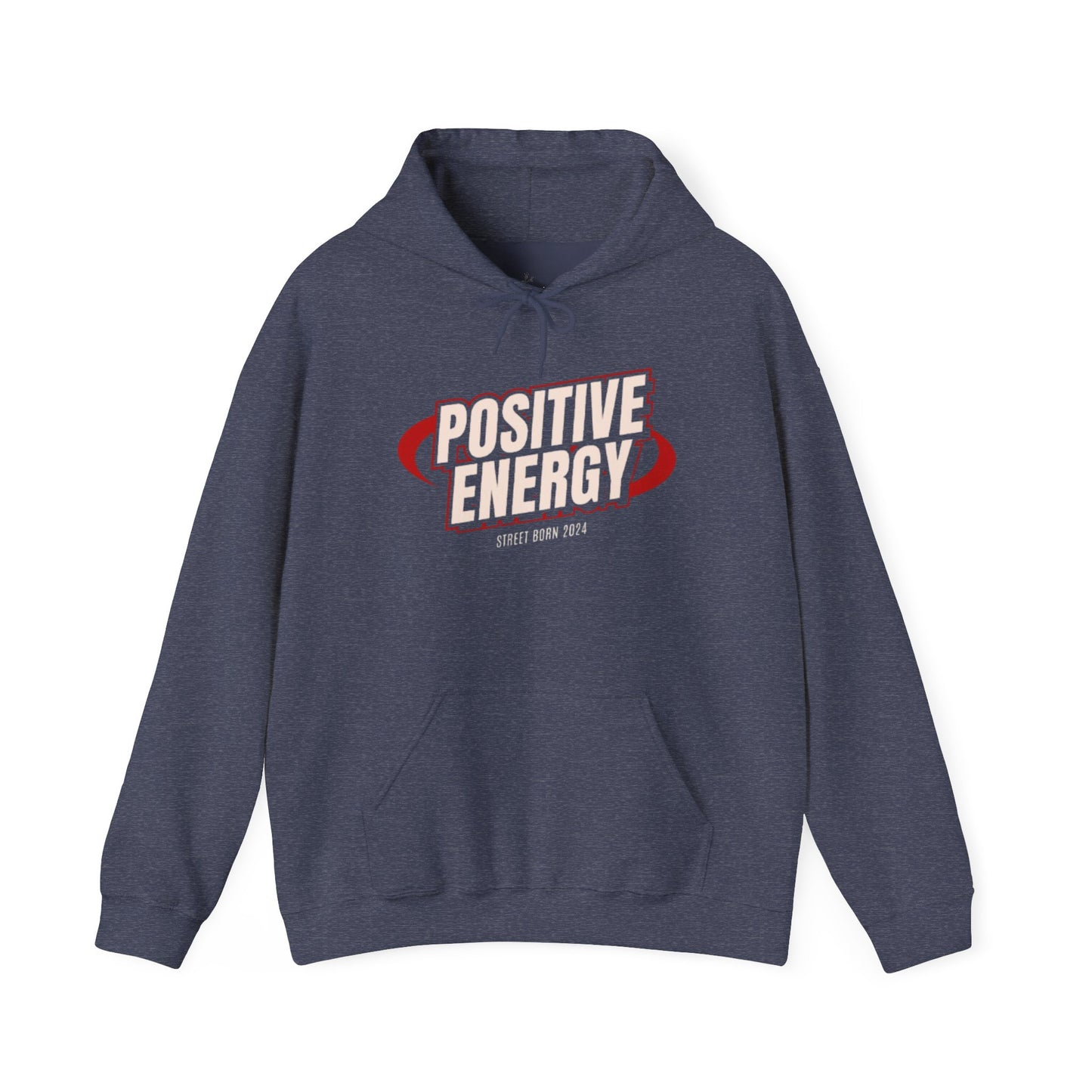 Positive Energy Men Heavy Blend™ Hoodie - Cozy Sweatshirt , Perfect Gift for Holidays, Chill Vibes