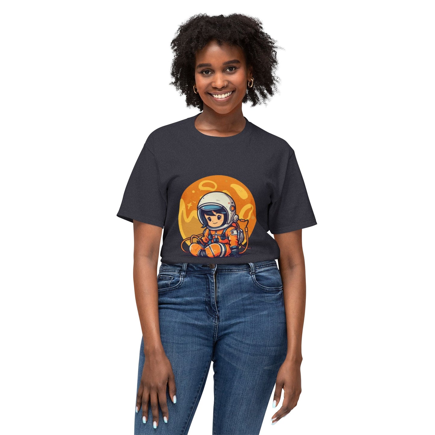 Astronaut Unisex T-Shirt, Space Lover Gift, Cute Graphic Tee, Cosmic Art Shirt, Outer Space Apparel