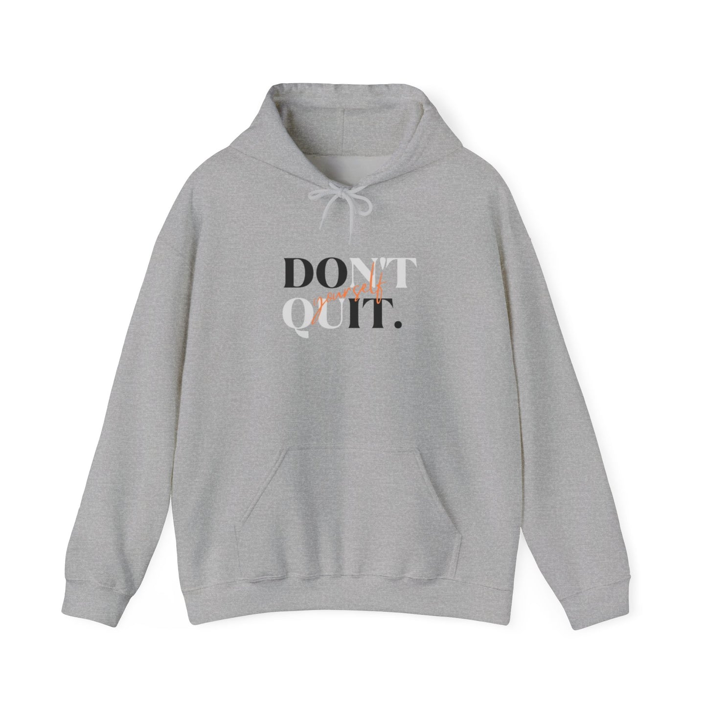 Men Hoodie: Focus on Strength, Unique Design, Fitness Sweatshirt