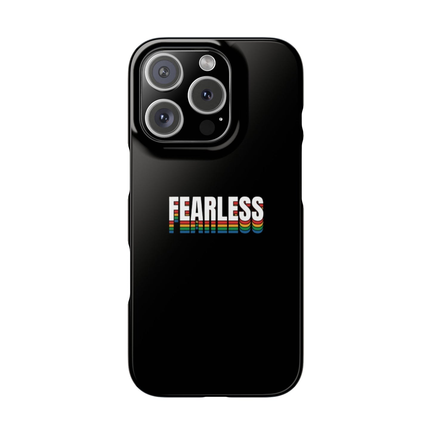 Fearless Slim Phone Case, Stylish Cellphone Cover, Accessory, Gift for Friends