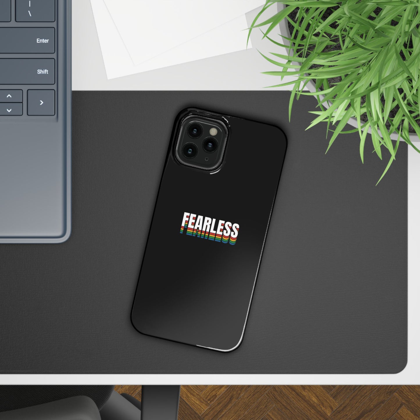 Fearless Slim Phone Case, Stylish Cellphone Cover, Accessory, Gift for Friends