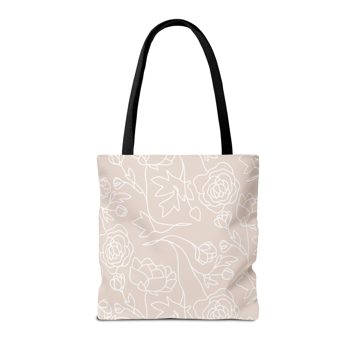 Inspirational Floral Tote Bag |Bag for Everyday Use, Eco-Friendly Gift, Shopping Bag, Beach Tote, Gift for Friends