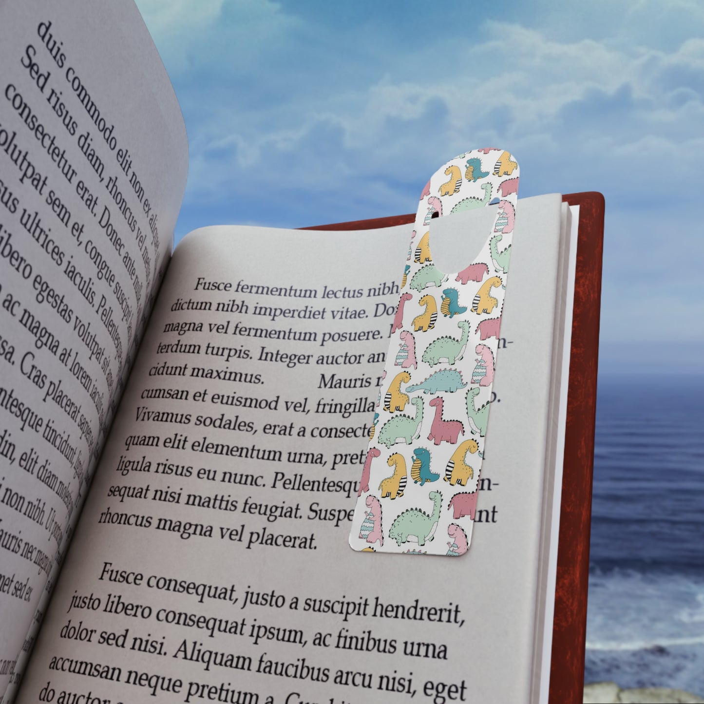 Dinosaur Bookmark, Cute Kids Bookmarks, Dino Reading Accessory, Perfect Gift for Book Lovers, Back to School Supplies, Fun Reading Aid