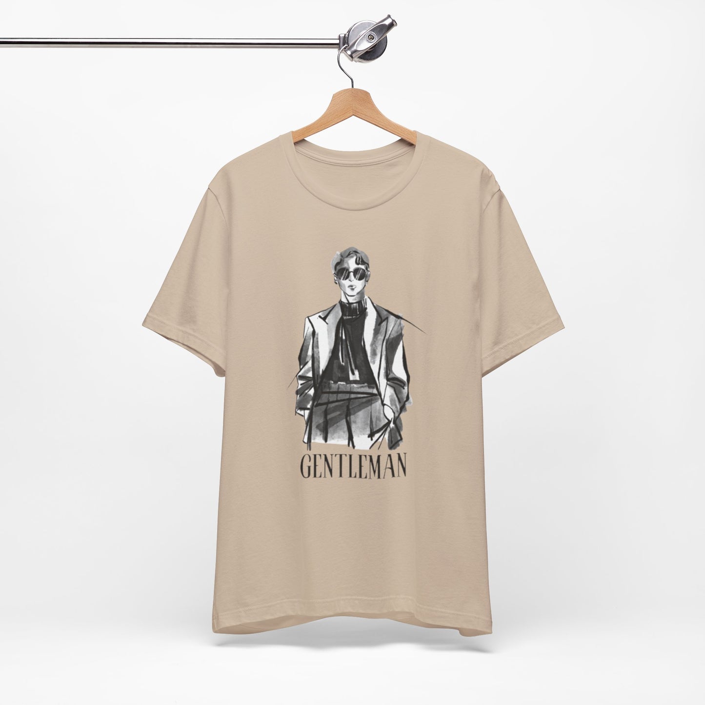 Gentleman Graphic Tee, Cool Wear, Gift for Men, Stylish Streetwear, Men Fashion Shirt, Trendy Summer Top