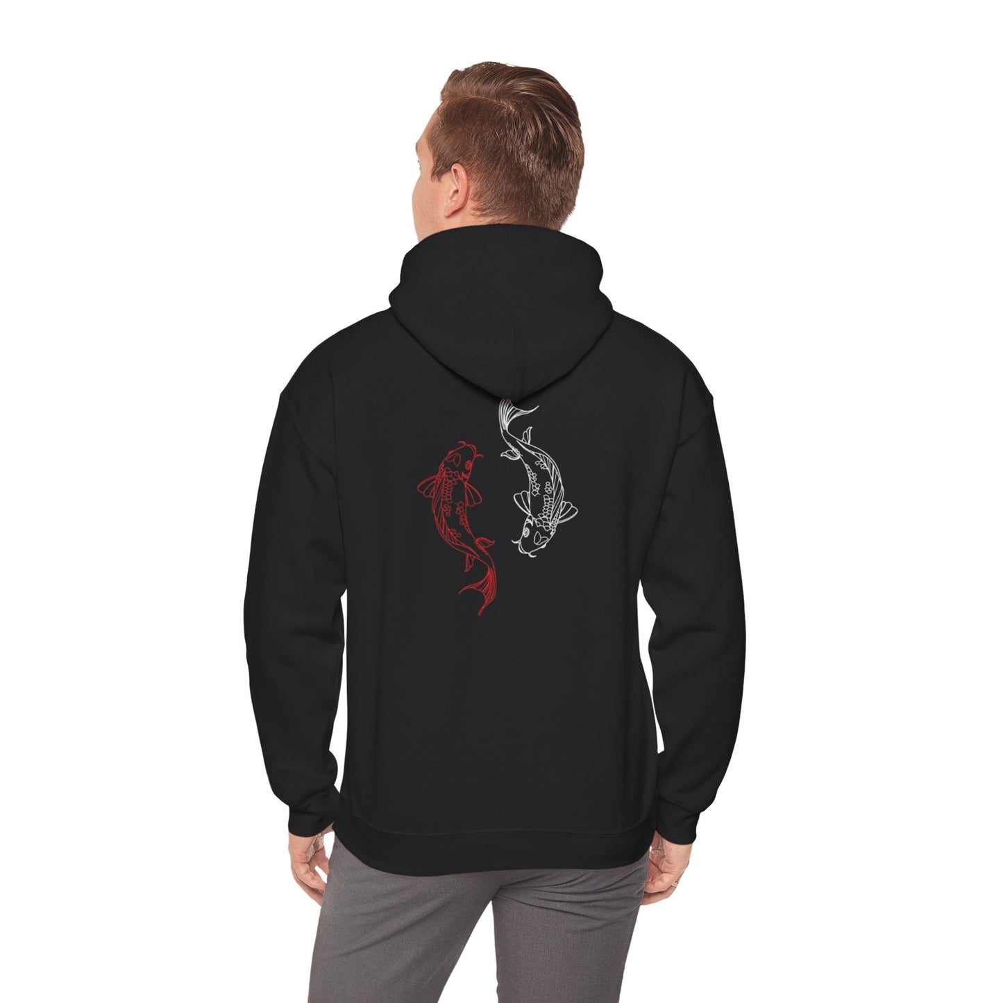 Positive Energy Men Heavy Blend™ Hoodie - Cozy Sweatshirt , Perfect Gift for Holidays, Chill Vibes