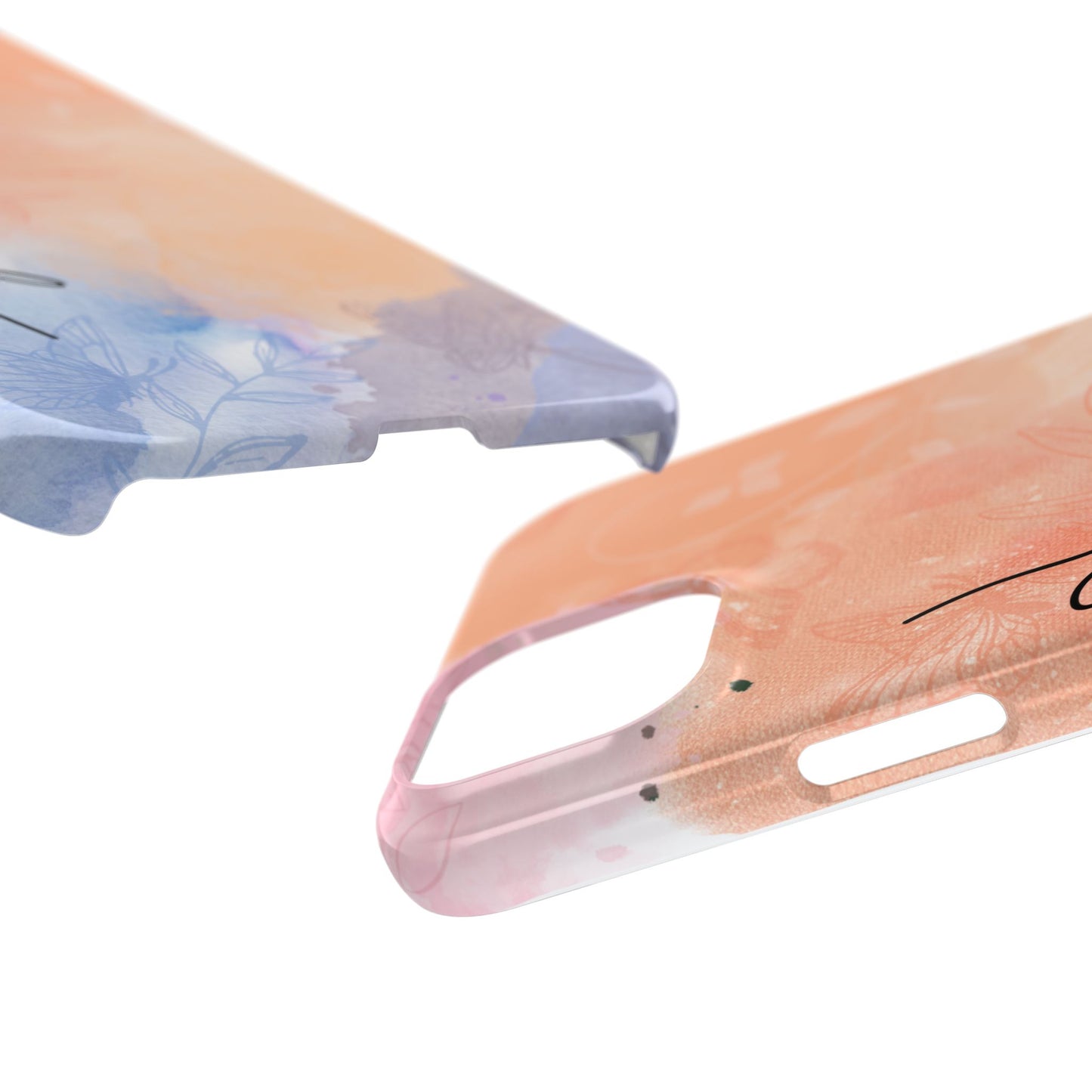 Joyful Slim Phone Case | Floral Design | Gifts for Her | Birthday | Everyday Style | Phone Accessory | Trendy Slim Cases