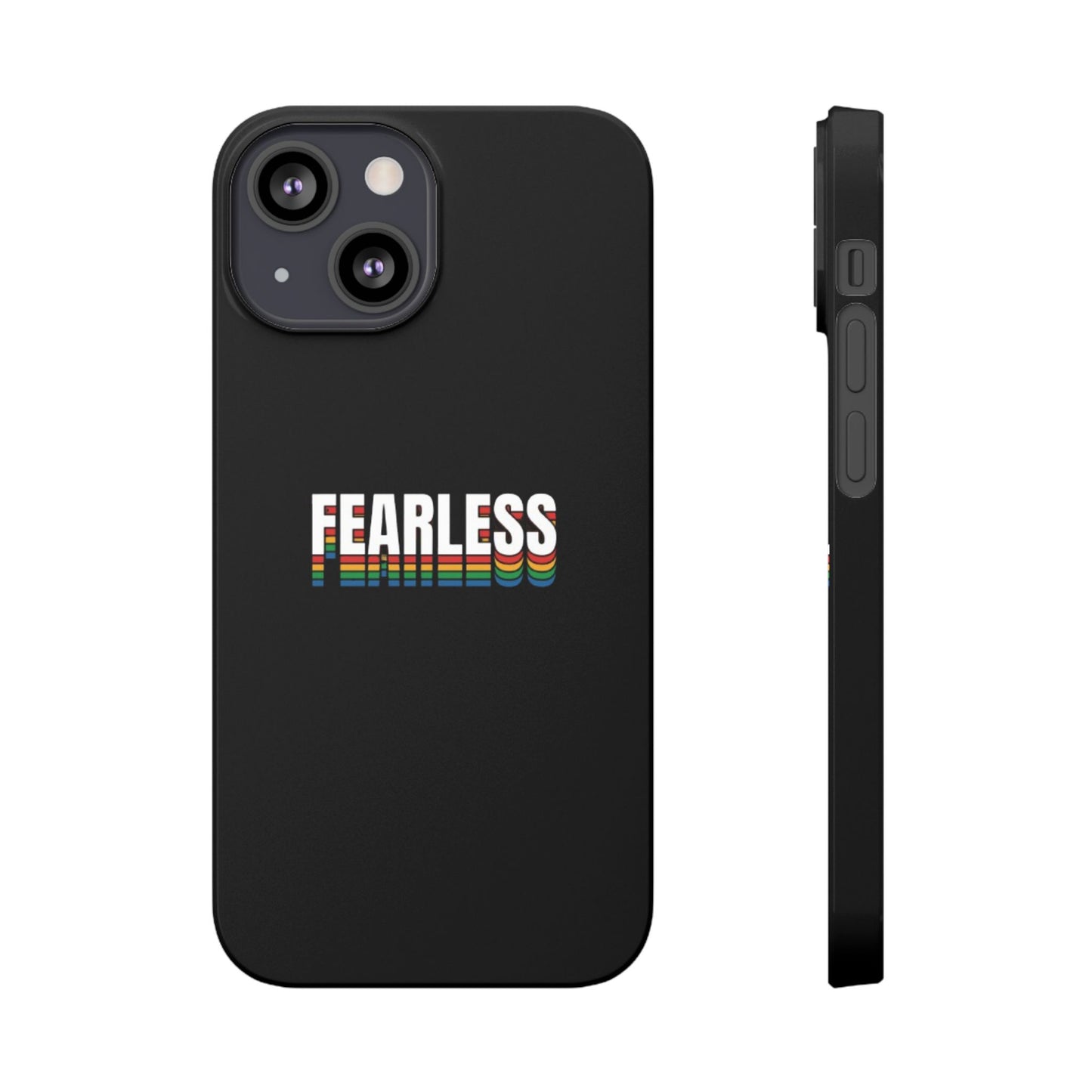 Fearless Slim Phone Case, Stylish Cellphone Cover, Accessory, Gift for Friends