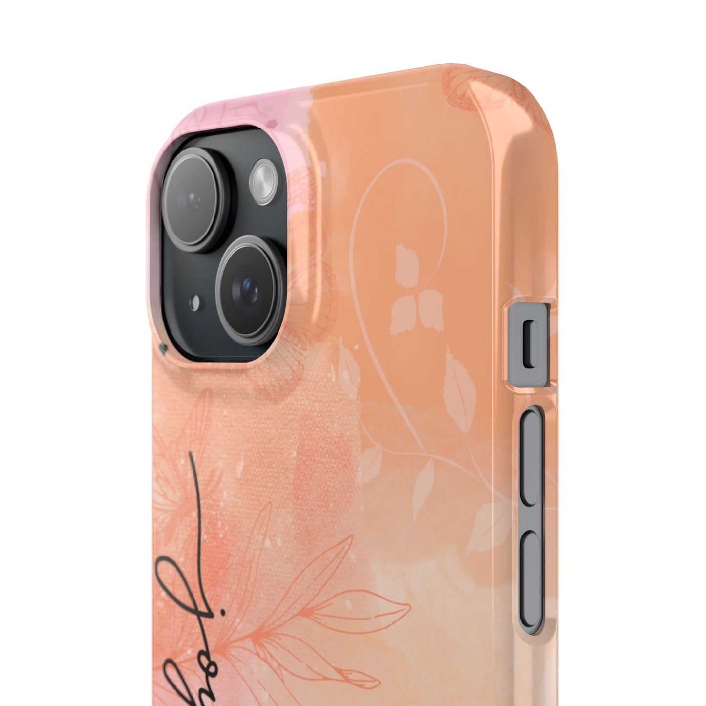 Joyful Slim Phone Case | Floral Design | Gifts for Her | Birthday | Everyday Style | Phone Accessory | Trendy Slim Cases