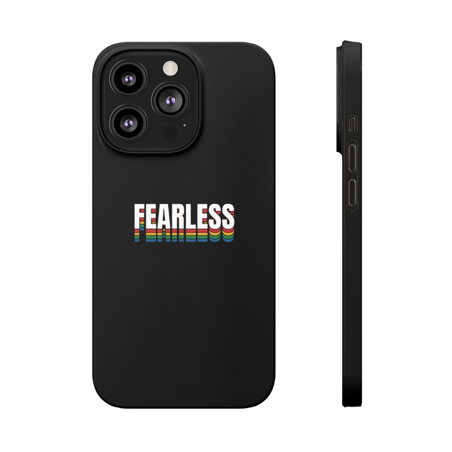 Fearless Slim Phone Case, Stylish Cellphone Cover, Accessory, Gift for Friends