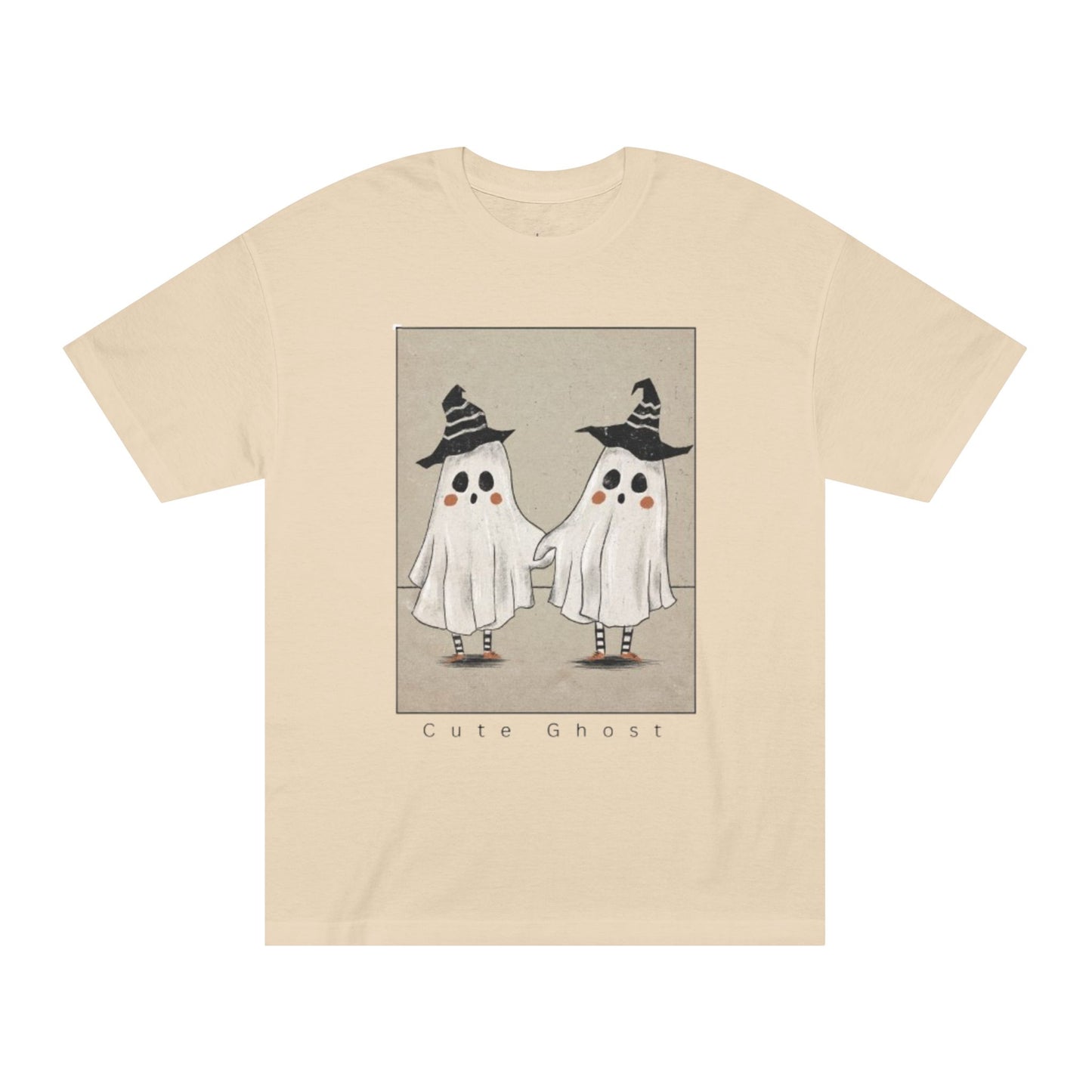 Ghost Halloween Men Classic Tee, Spooky T-Shirt, Halloween Costume, Fall Apparel, Ghost Lovers Shirt