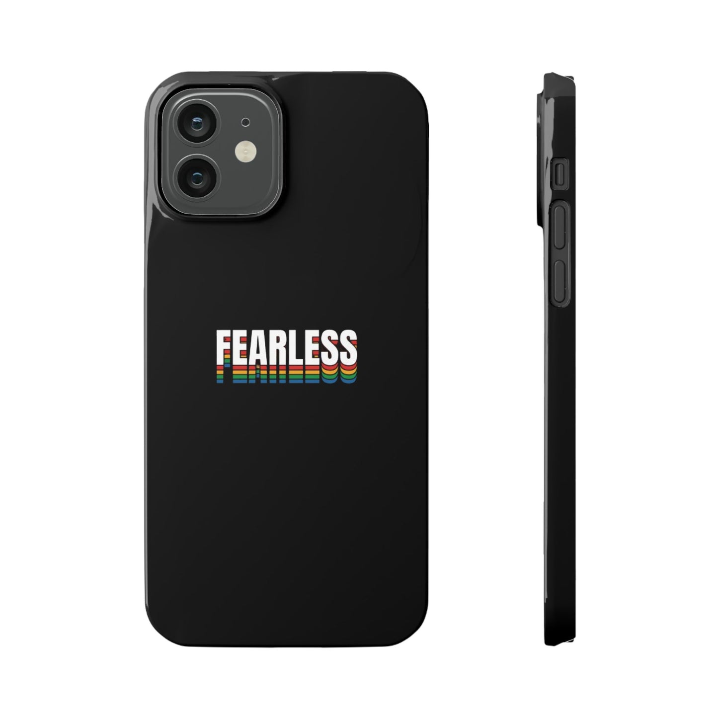 Fearless Slim Phone Case, Stylish Cellphone Cover, Accessory, Gift for Friends