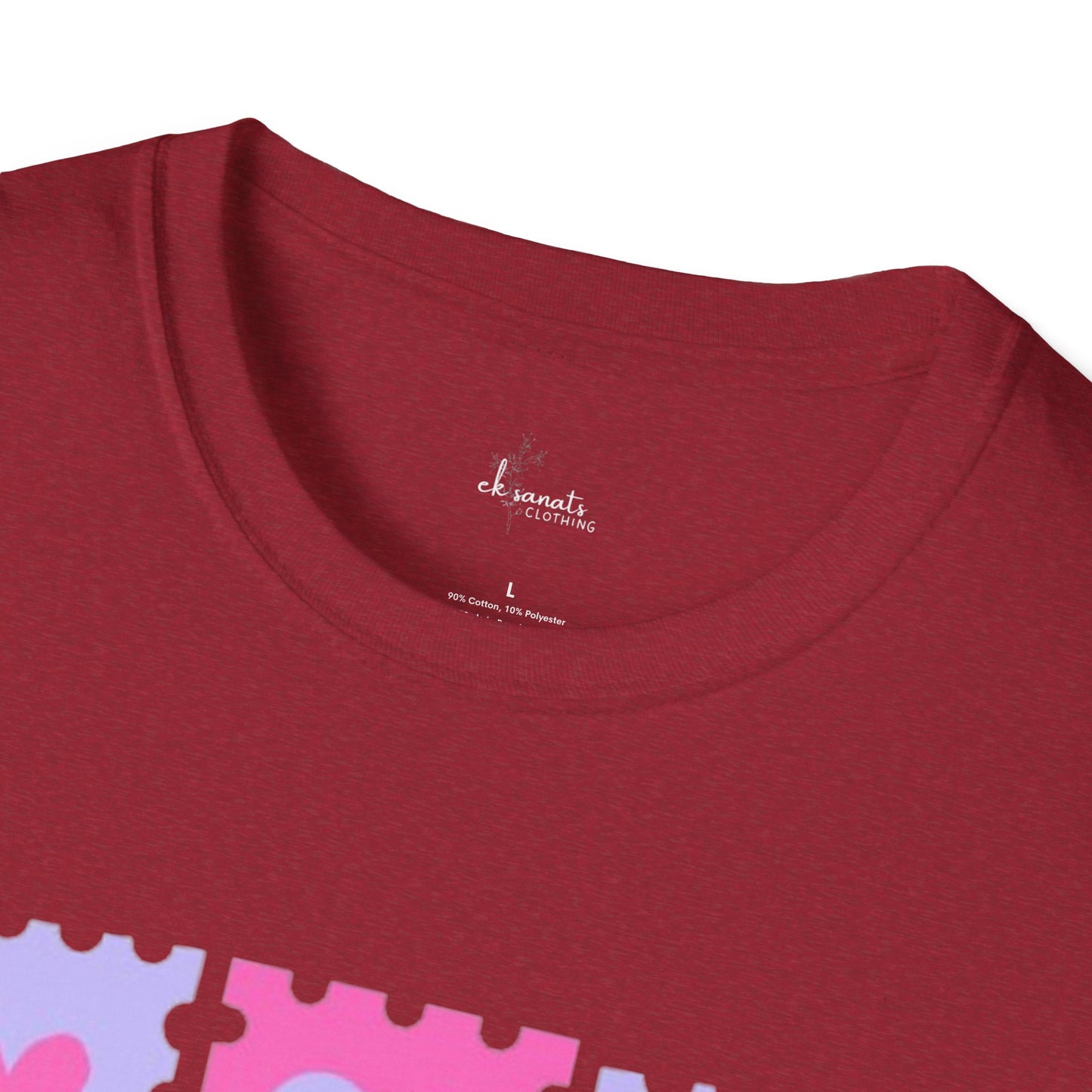 Heart Stamp Softstyle T-Shirt |Women Tee for Valentine's Day, Birthday Gift, Casual Wear