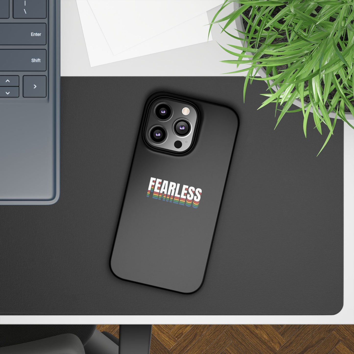 Fearless Slim Phone Case, Stylish Cellphone Cover, Accessory, Gift for Friends