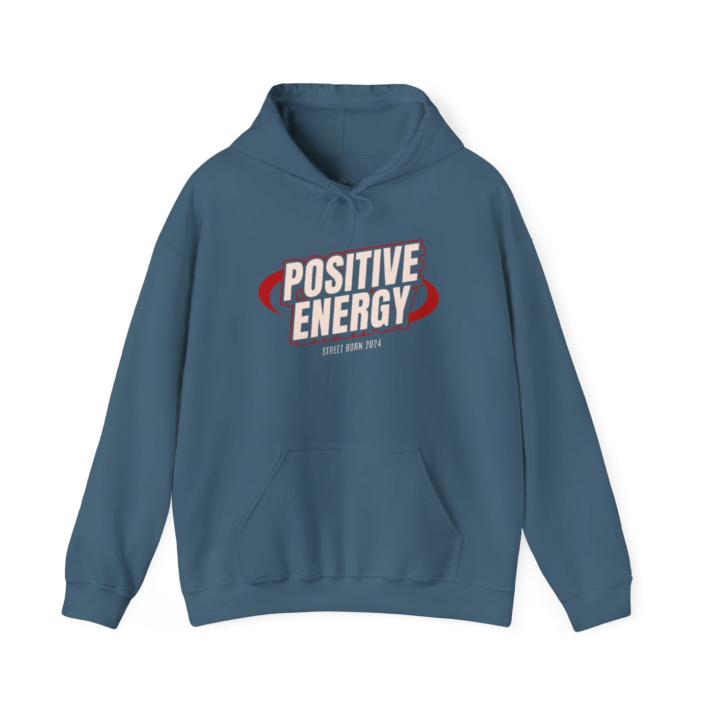 Positive Energy Men Heavy Blend™ Hoodie - Cozy Sweatshirt , Perfect Gift for Holidays, Chill Vibes