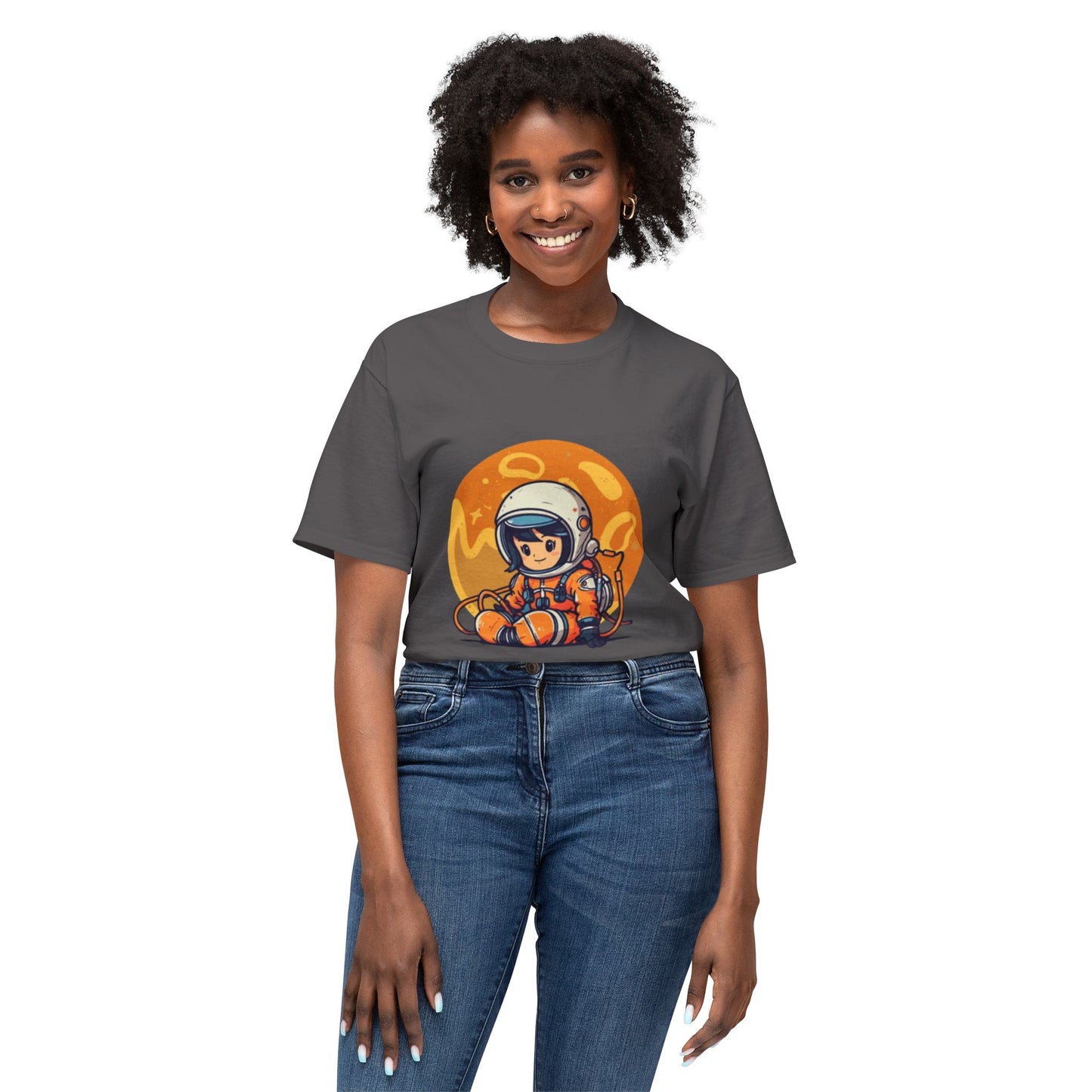 Astronaut Unisex T-Shirt, Space Lover Gift, Cute Graphic Tee, Cosmic Art Shirt, Outer Space Apparel