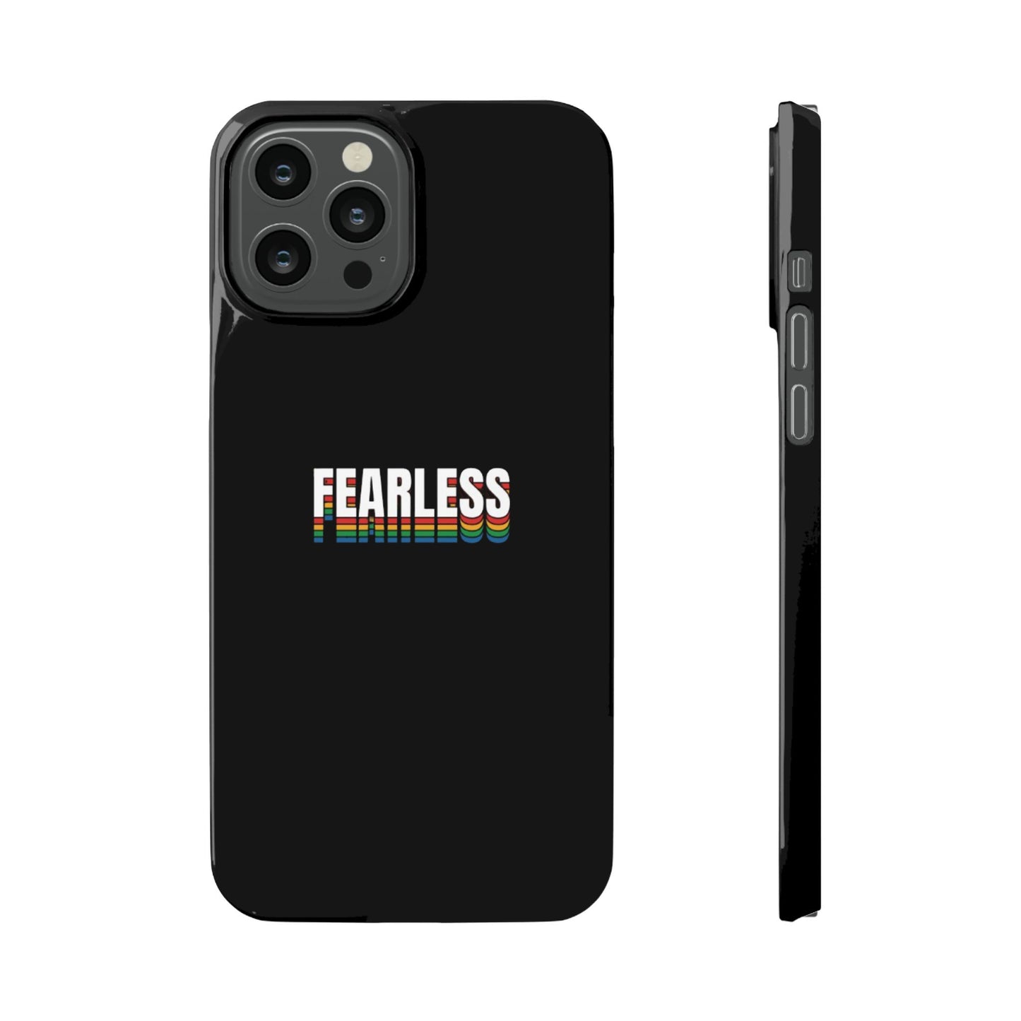 Fearless Slim Phone Case, Stylish Cellphone Cover, Accessory, Gift for Friends