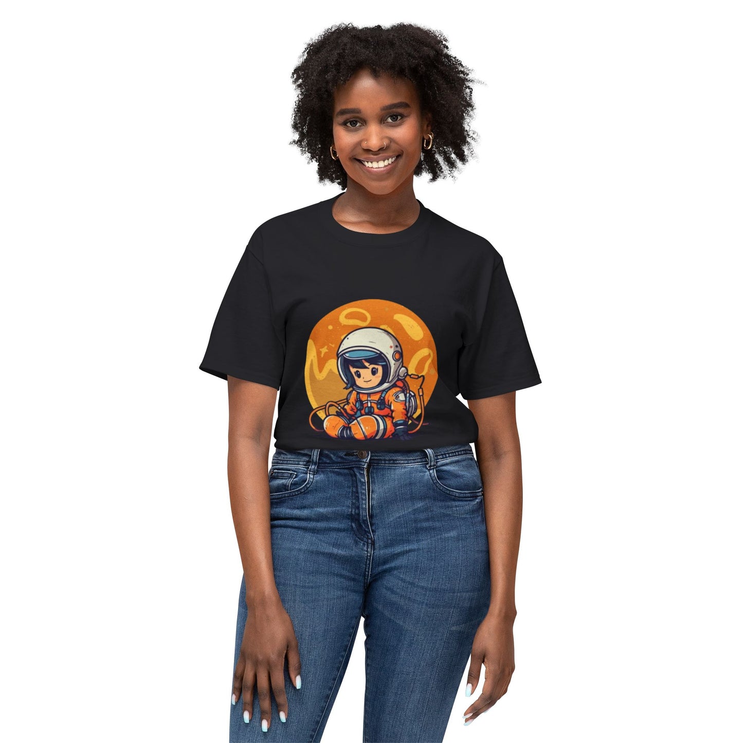 Astronaut Unisex T-Shirt, Space Lover Gift, Cute Graphic Tee, Cosmic Art Shirt, Outer Space Apparel