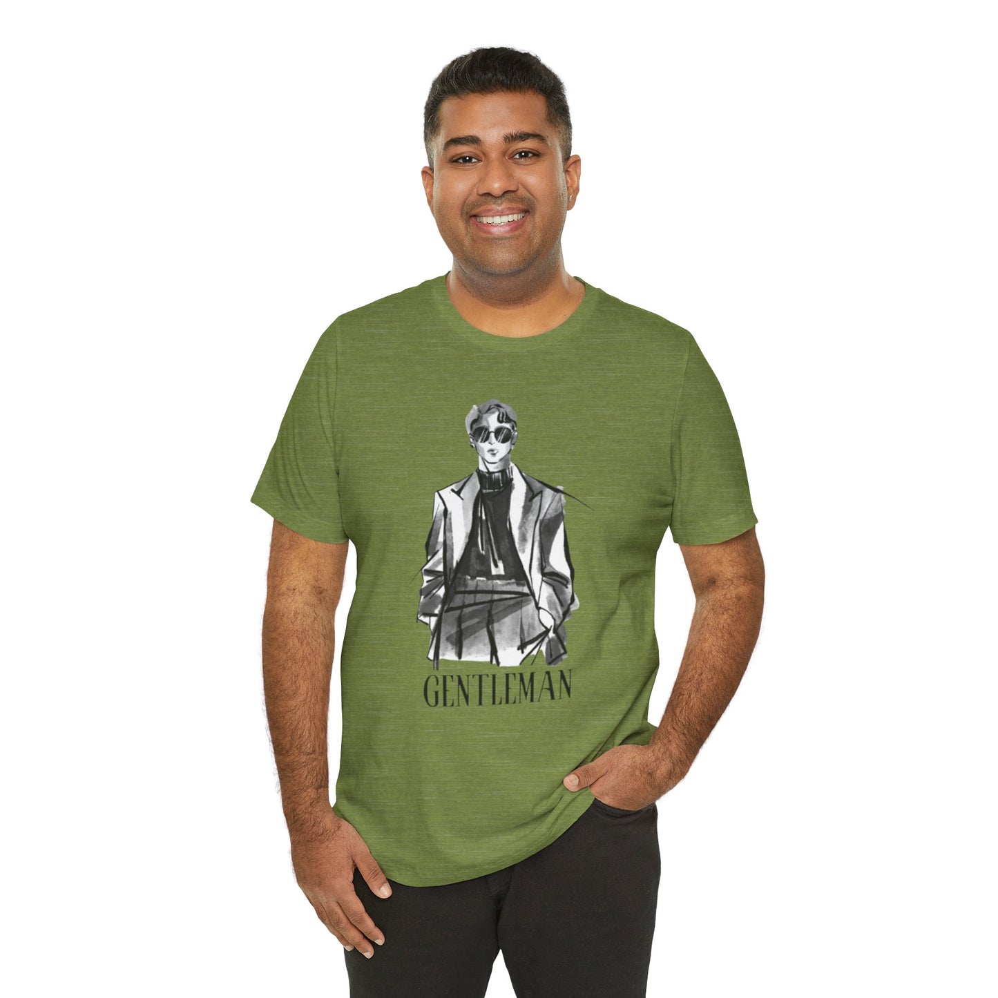 Gentleman Graphic Tee, Cool Wear, Gift for Men, Stylish Streetwear, Men Fashion Shirt, Trendy Summer Top