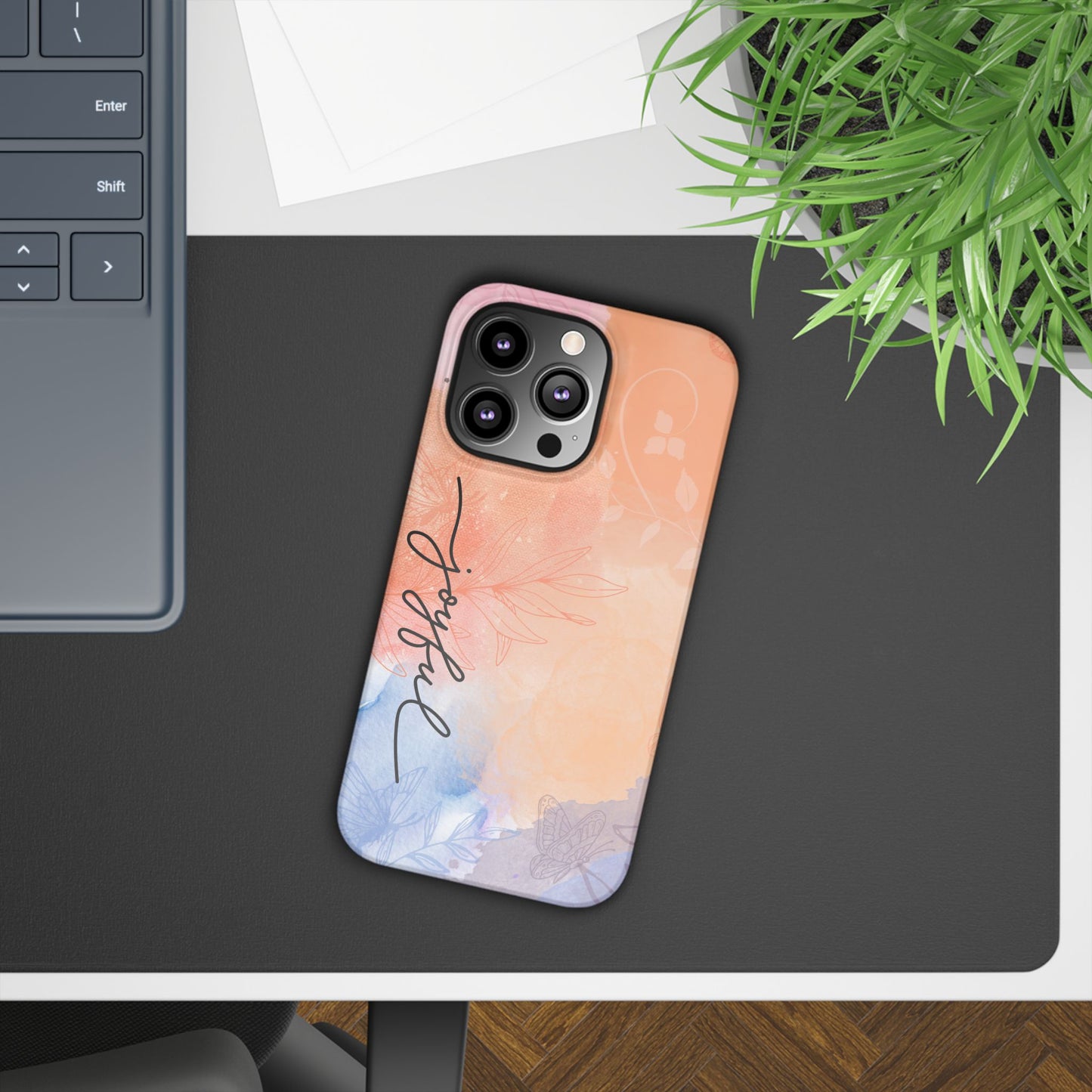 Joyful Slim Phone Case | Floral Design | Gifts for Her | Birthday | Everyday Style | Phone Accessory | Trendy Slim Cases