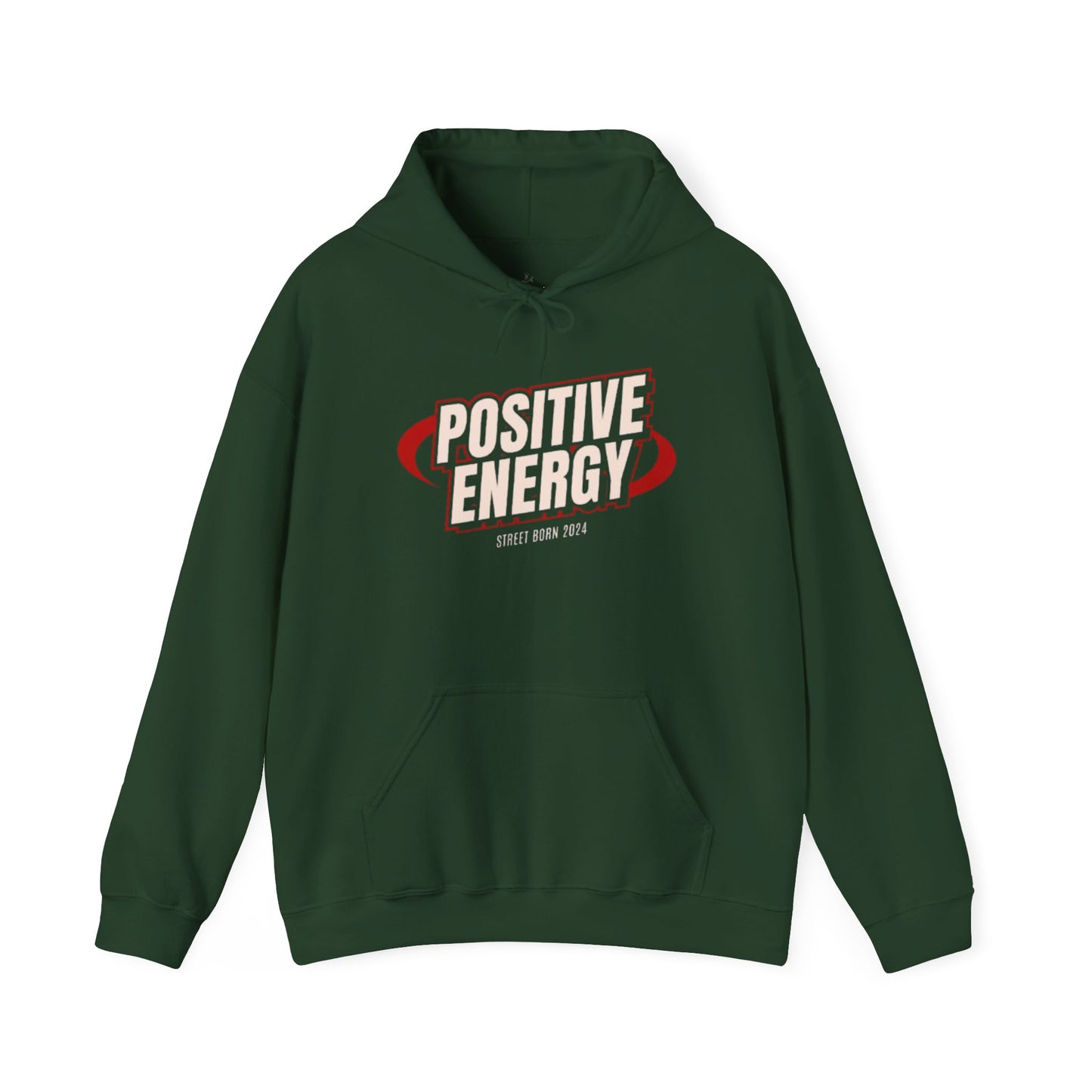Positive Energy Men Heavy Blend™ Hoodie - Cozy Sweatshirt , Perfect Gift for Holidays, Chill Vibes