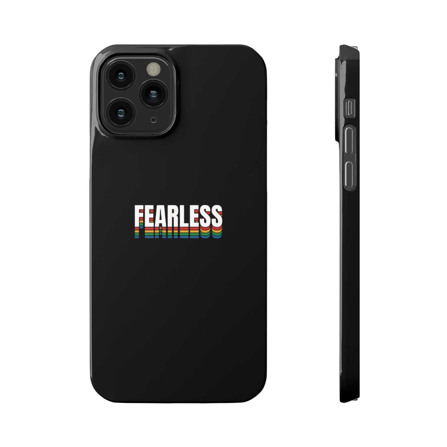 Fearless Slim Phone Case, Stylish Cellphone Cover, Accessory, Gift for Friends