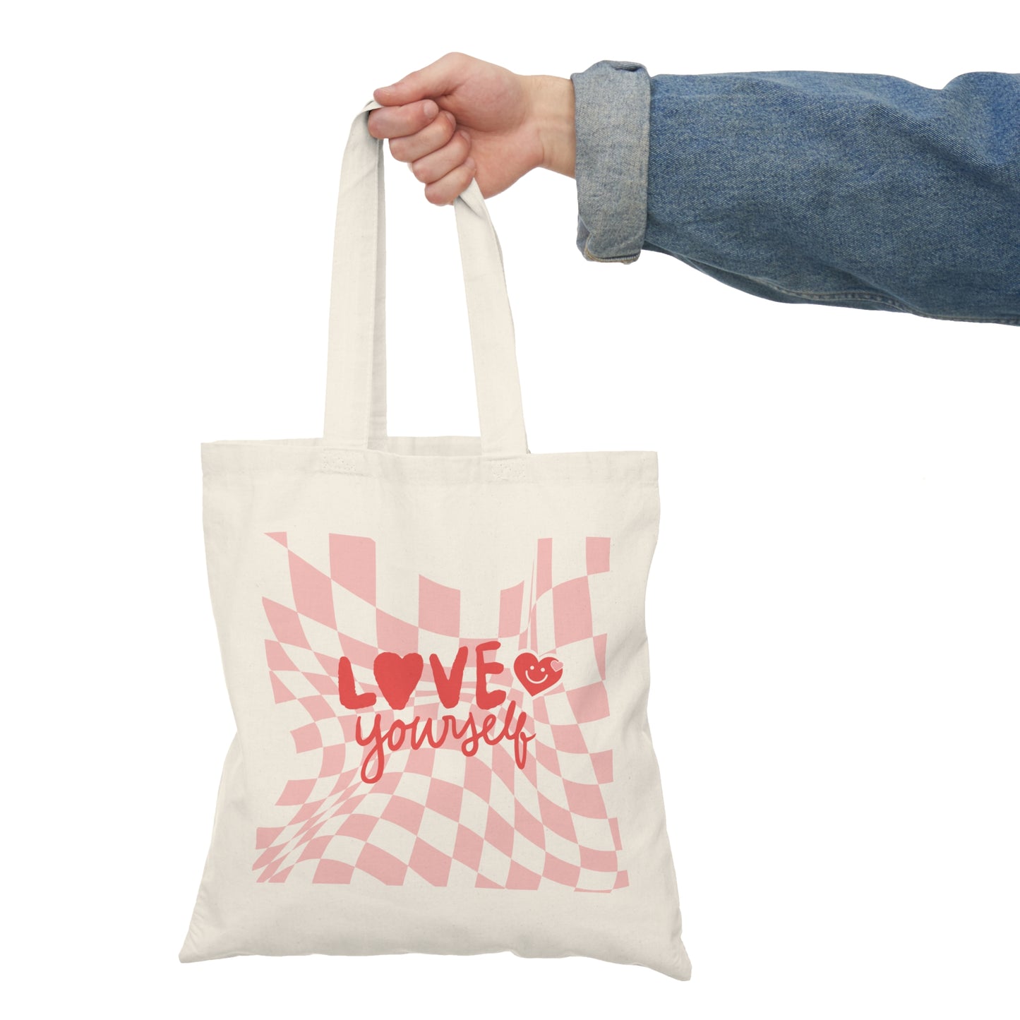 Love Yourself Tote Bag - Cute Eco-Friendly Shopping Bag, Gift for Friends, Sustainable Fashion