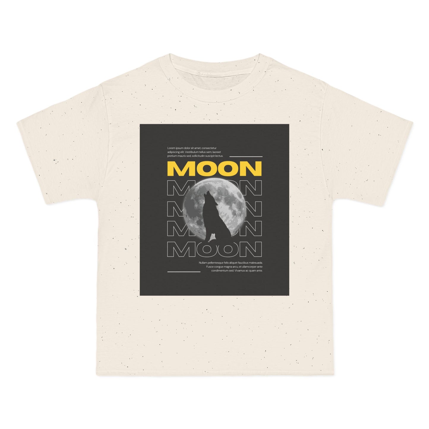 Moon Graphic Short-Sleeve T-Shirt| Men Tee, Casual Wear, Night Sky Enthusiast