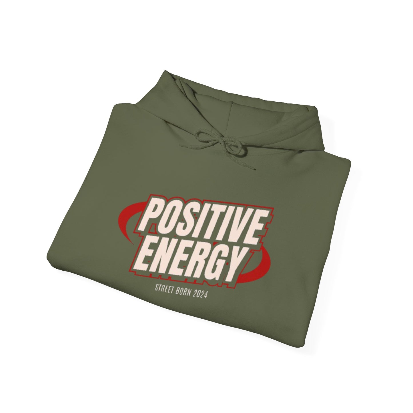 Positive Energy Men Heavy Blend™ Hoodie - Cozy Sweatshirt , Perfect Gift for Holidays, Chill Vibes