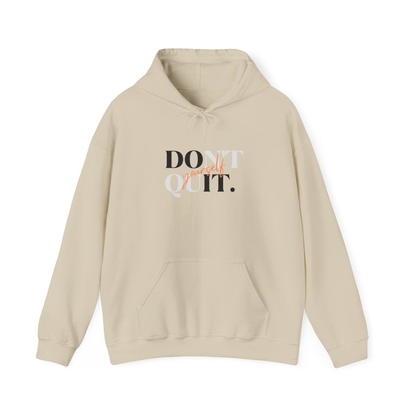 Men Hoodie: Focus on Strength, Unique Design, Fitness Sweatshirt
