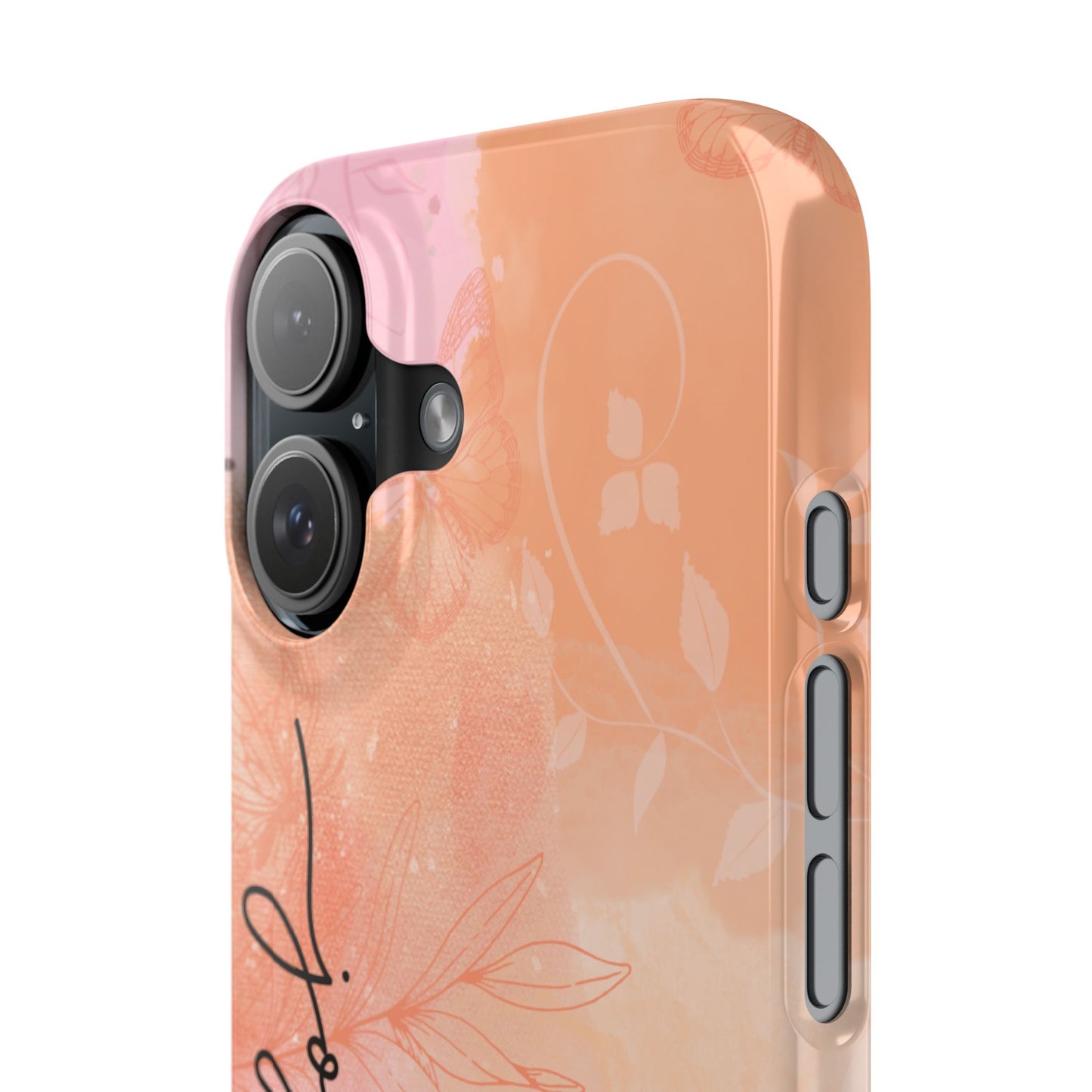 Joyful Slim Phone Case | Floral Design | Gifts for Her | Birthday | Everyday Style | Phone Accessory | Trendy Slim Cases