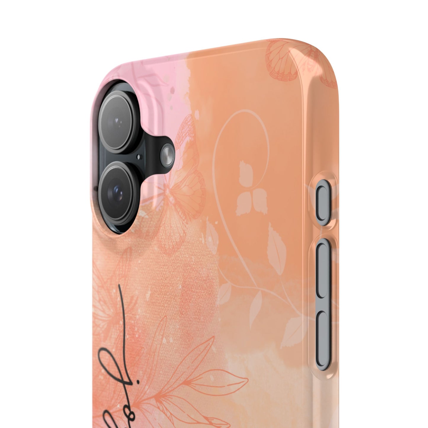 Joyful Slim Phone Case | Floral Design | Gifts for Her | Birthday | Everyday Style | Phone Accessory | Trendy Slim Cases