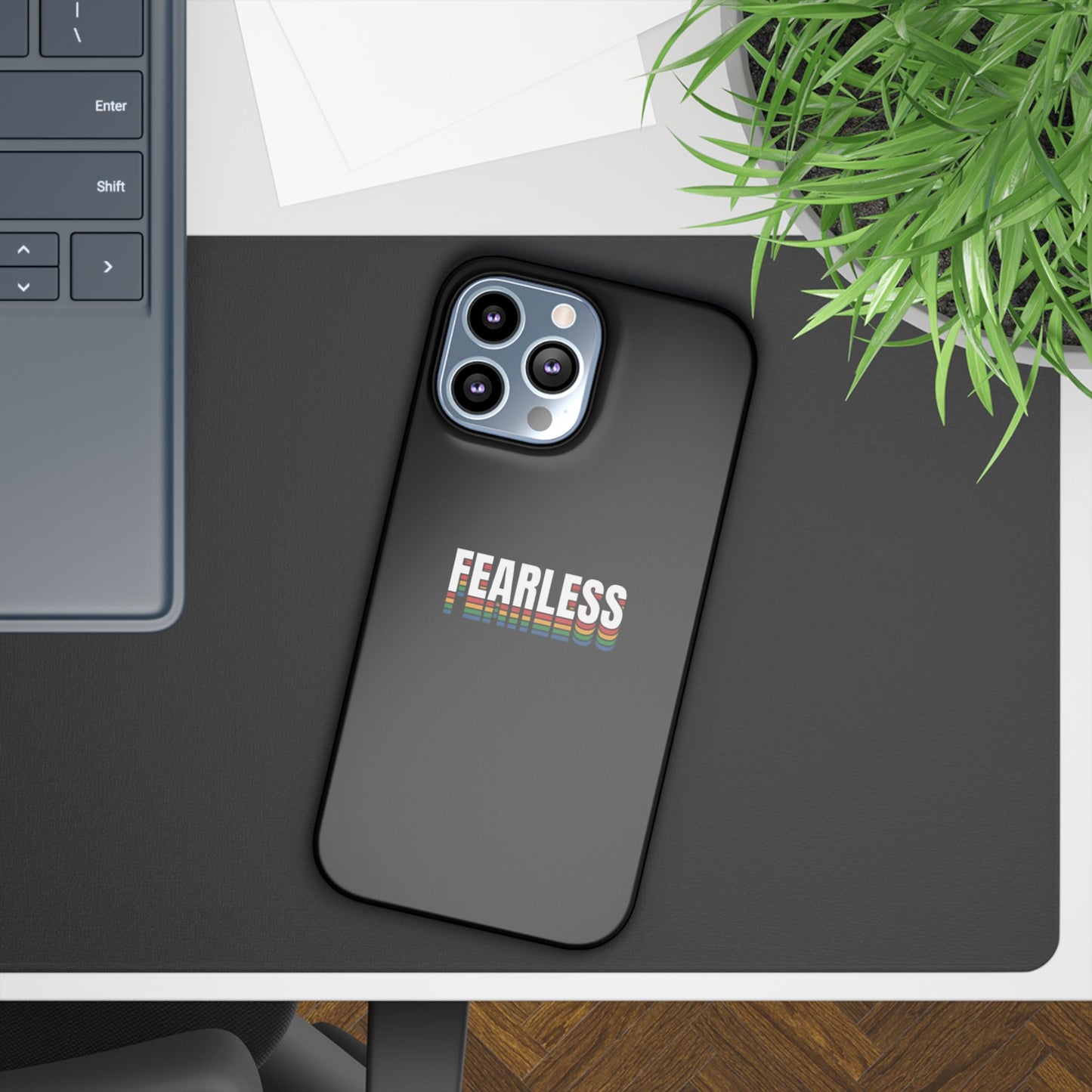 Fearless Slim Phone Case, Stylish Cellphone Cover, Accessory, Gift for Friends