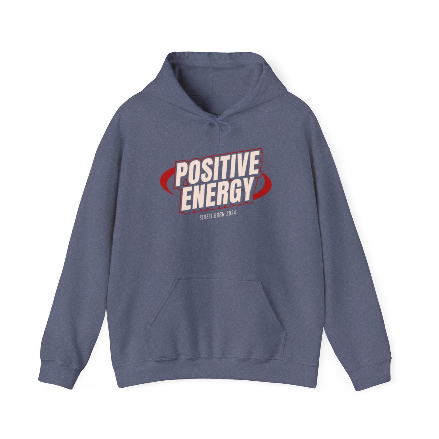 Positive Energy Men Heavy Blend™ Hoodie - Cozy Sweatshirt , Perfect Gift for Holidays, Chill Vibes