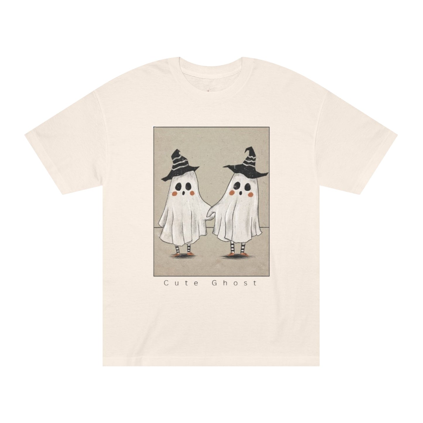Ghost Halloween Men Classic Tee, Spooky T-Shirt, Halloween Costume, Fall Apparel, Ghost Lovers Shirt