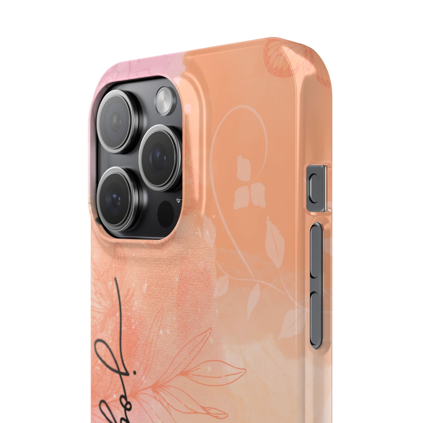 Joyful Slim Phone Case | Floral Design | Gifts for Her | Birthday | Everyday Style | Phone Accessory | Trendy Slim Cases