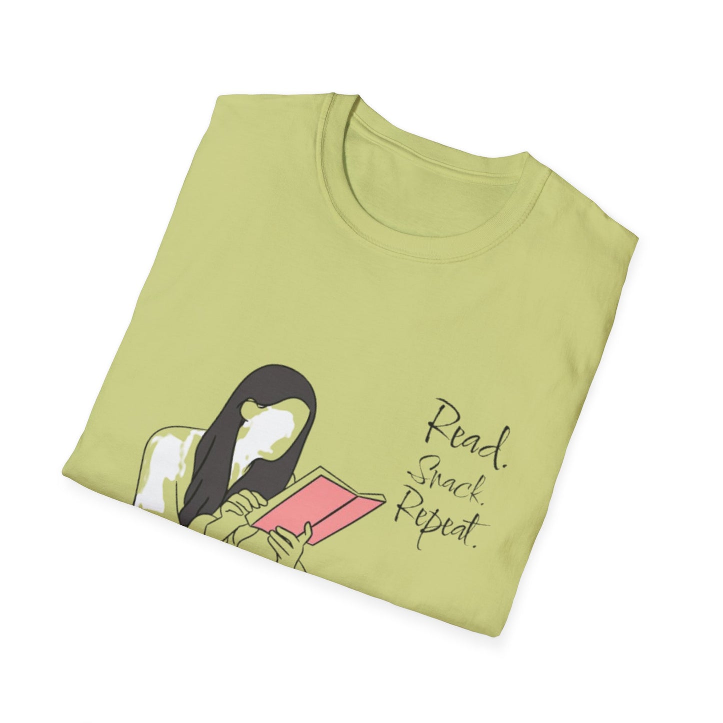 Cozy Reading T-Shirt,Book Lover Shirt, Read Snack Repeat Tee, Casual Gift for Literature Fans, Bookish Apparel, Perfect for Holidays