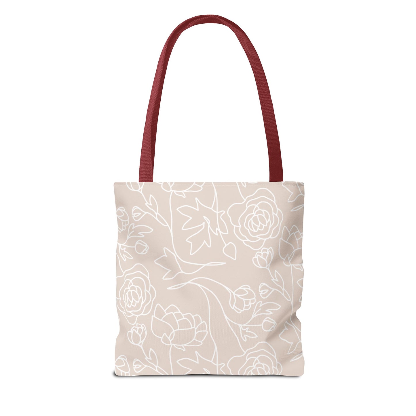 Inspirational Floral Tote Bag |Bag for Everyday Use, Eco-Friendly Gift, Shopping Bag, Beach Tote, Gift for Friends