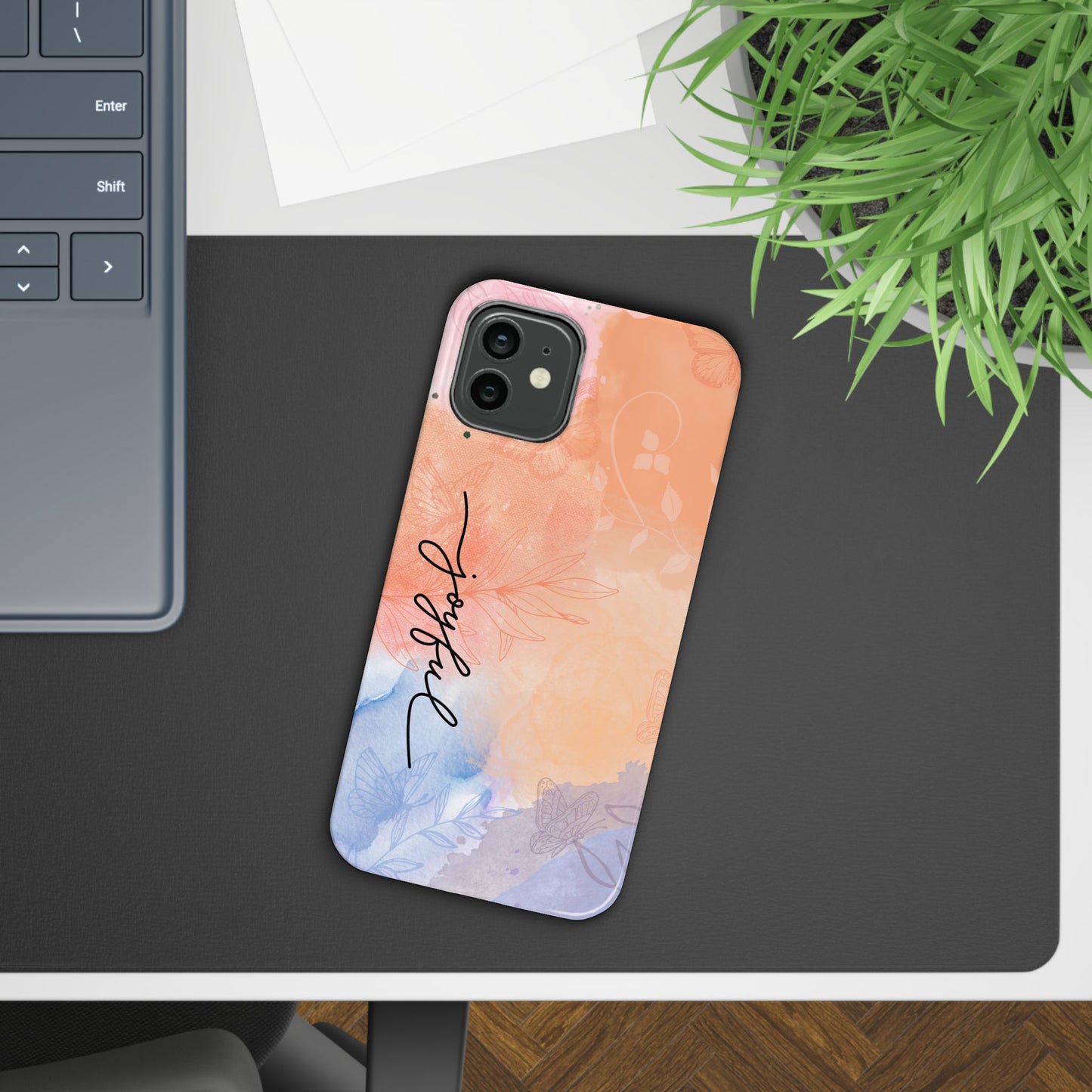 Joyful Slim Phone Case | Floral Design | Gifts for Her | Birthday | Everyday Style | Phone Accessory | Trendy Slim Cases