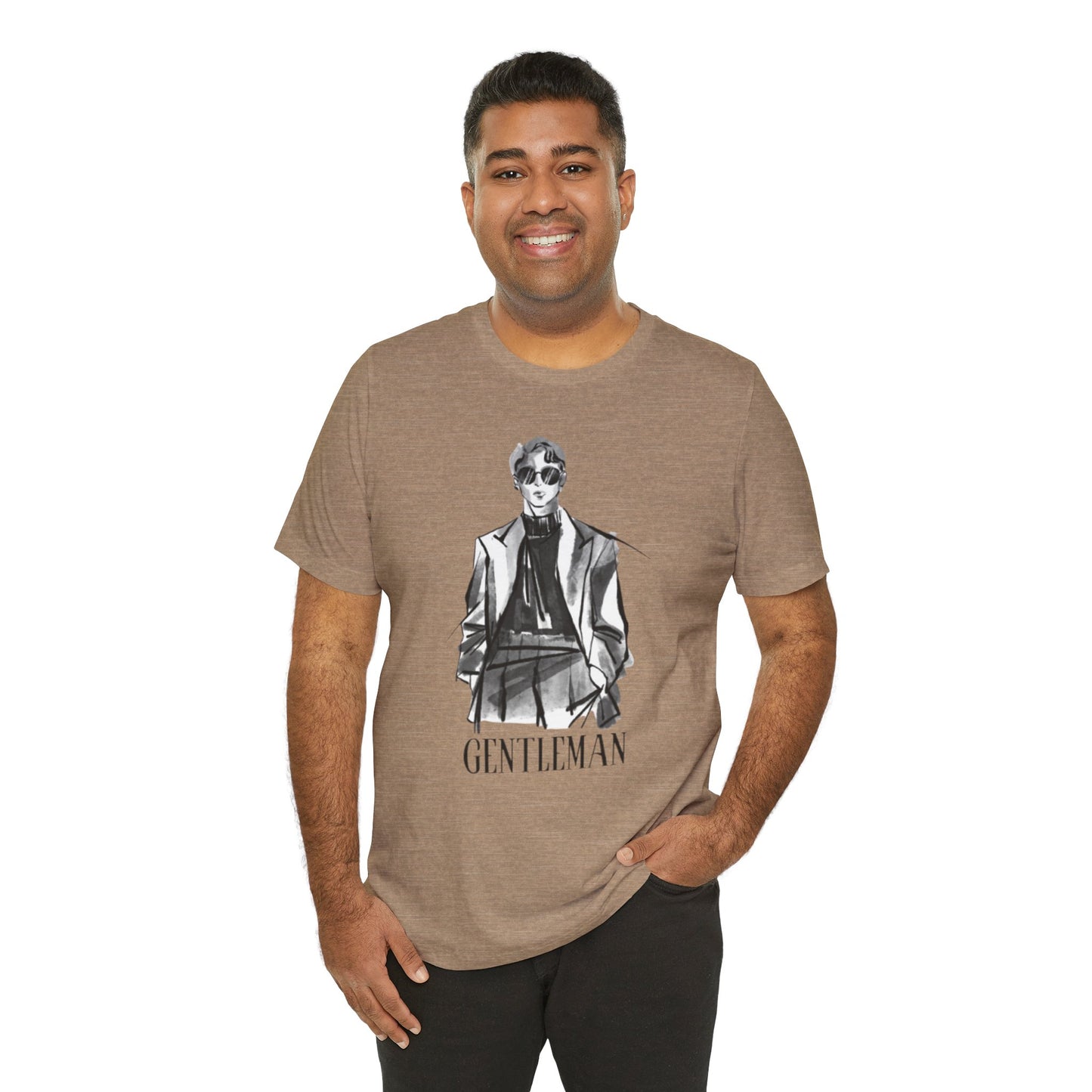 Gentleman Graphic Tee, Cool  Wear, Gift for Men, Stylish Streetwear, Men Fashion Shirt, Trendy Summer Top