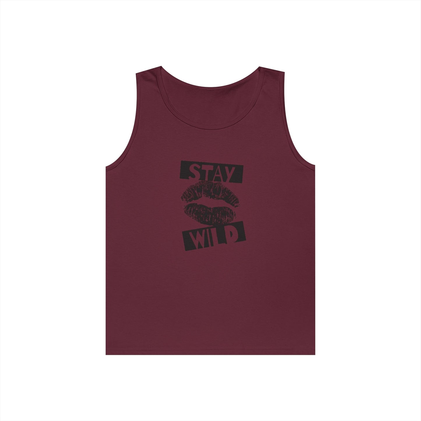 Stay Wild Women Heavy Cotton Tank Top | Summer Fashion, Casual Wear, Festival Outfit, Beach Essentials