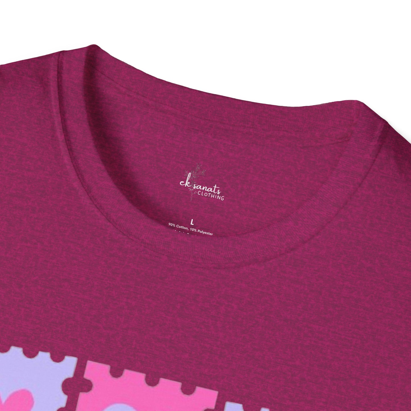 Heart Stamp Softstyle T-Shirt |Women Tee for Valentine's Day, Birthday Gift, Casual Wear