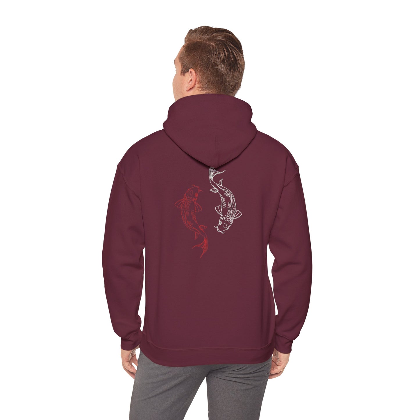 Positive Energy Men Heavy Blend™ Hoodie - Cozy Sweatshirt , Perfect Gift for Holidays, Chill Vibes