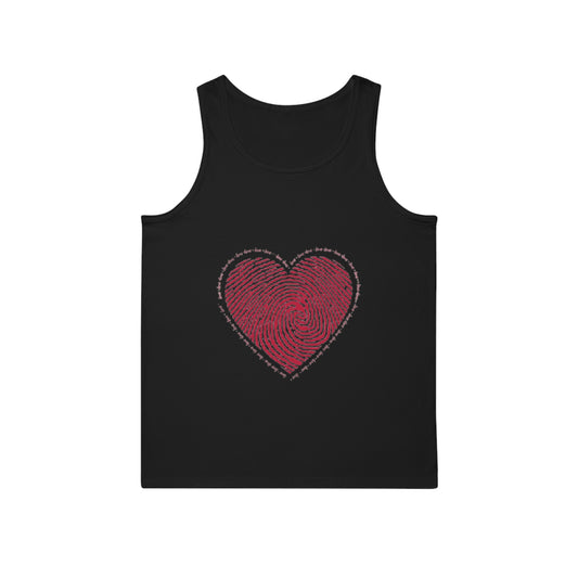 Women Tank Top | Casual Summer Wear, Fitness Apparel, Gift for Friends, Heart Design, Love Theme