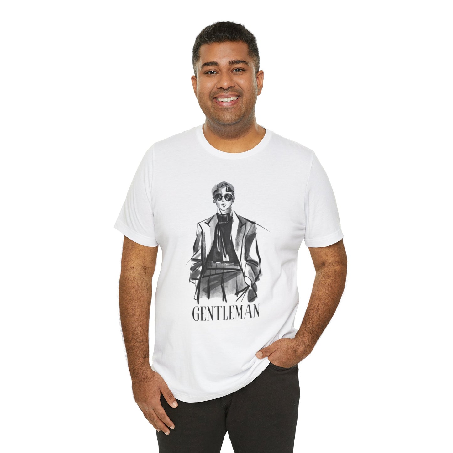 Gentleman Graphic Tee, Cool  Wear, Gift for Men, Stylish Streetwear, Men Fashion Shirt, Trendy Summer Top