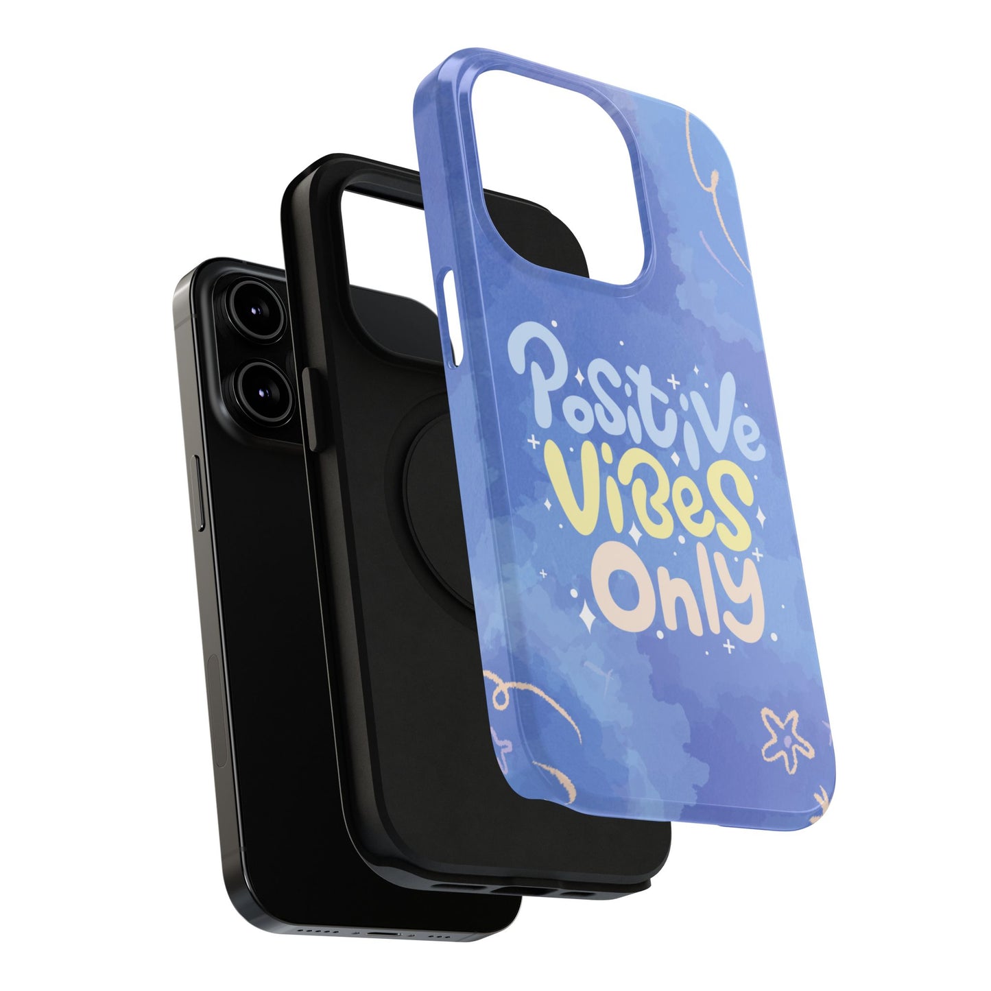 Positive Vibes Phone Case: Durable, Unique Accessories, Phone Protection